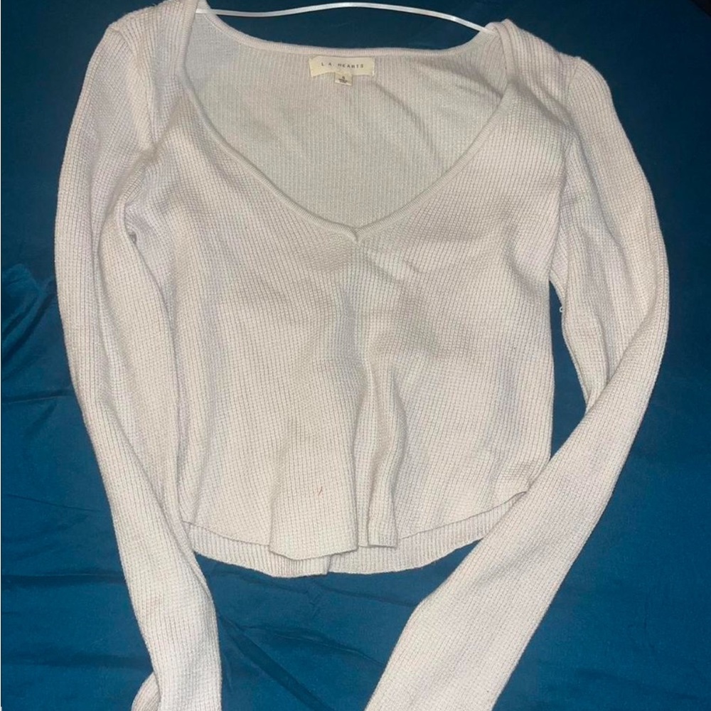 Pacsun white long sleeve sweater